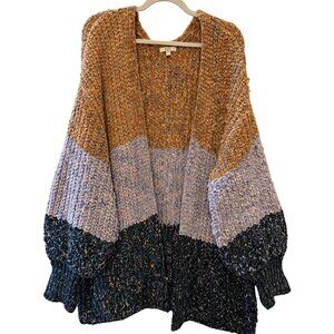 Kori Colorblock Chunky Knit Cardigan